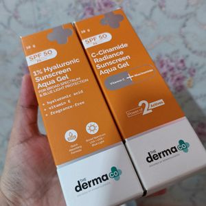 (Pack Of 2) The Derma Co Sunscreen Aqua Gels