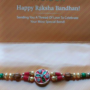 Stone Petaled Rakhi For Raksha Bandhan