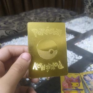 Pack Of 7 Golden Pokemon Cards At Low Price