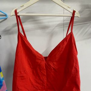 Woman Cropped Strappy Top