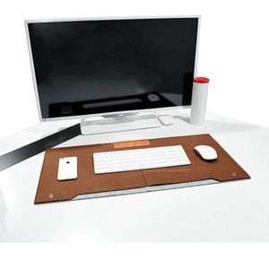 Laptop Keyboard Mouse Felt Pad with Paper and Pen