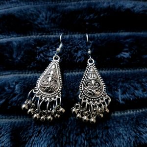📣oxidised earring with free gift📣