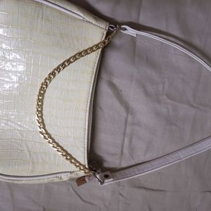 Chain Baguette Shoulder Bag