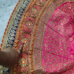 UNSTITCH MULTY COLOR LEHENGA