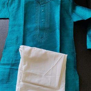 Colourful Blue Colour Kurta Set for 4 Years Boys 🤩🤩