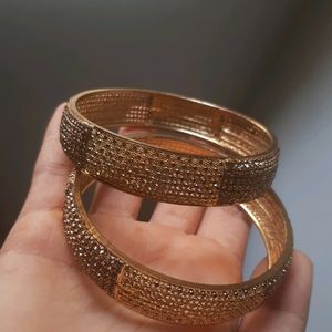 Golden Metal Bangles