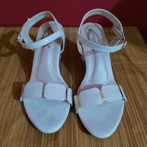 White Shoetopia Heels