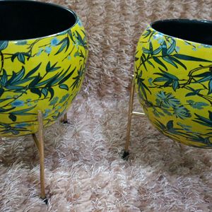 meenakari Indoor Planters Set Of 2 ( Des-2)