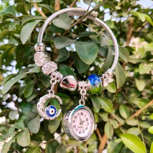 Pandora Charm Bracelet With Watch