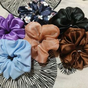 Set Of 6 Scrunchies