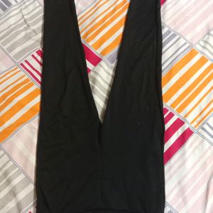 Black Stretchable Pollyster Pant