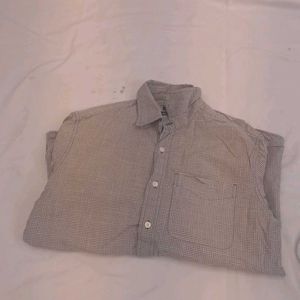 Cotton Shirt Grey Color