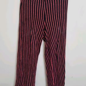 Red & Black Stripped Pants