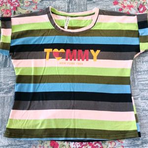 Tommy Crop Top For Women's