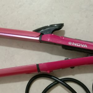 Nova Hair Straightener And Curler.