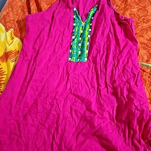 Kurti Top Pink