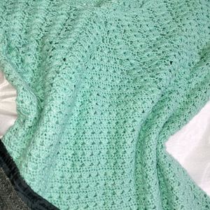 Crochet Sea Green Top