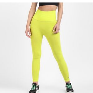 ADIDASSolid Women Yellow Tights