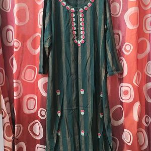 Dark Green Kurta