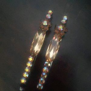 stome studded hair pin