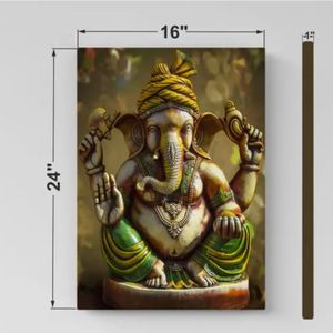 Ganesha Multicolor Wall Decoration