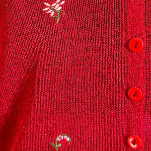 Red Knitwear