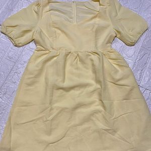 Butter Yellow Dress