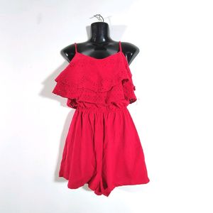 Red Playsuits (Women's)