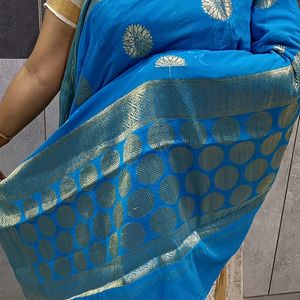 Price Reduced Blue Saree