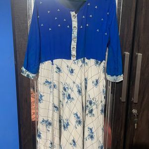 Floral Anarkali Kurti