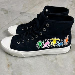 H&M KEITH HARING HIGH TOP SNEAKERS