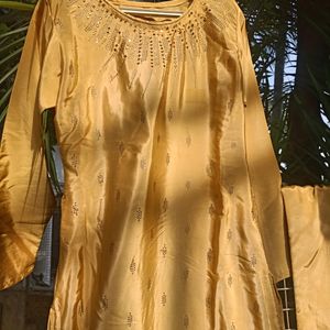 Golden Silk Suit