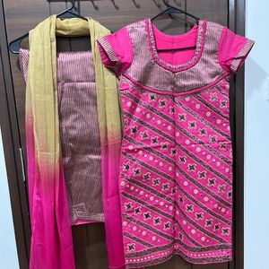 Magenta Salwaar Suit