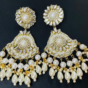 Fancy Party Wear Long Size Have Earrings