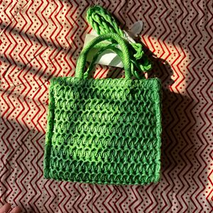 H&M Straw Beach Sling Bag Brand New