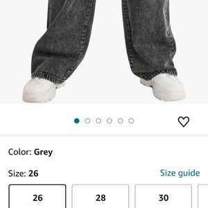 Charcoal Baggy Jeans