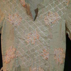 Pista Green Kurta