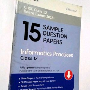 IP Chapterwise Class 12th & 15 Sample Qs Book