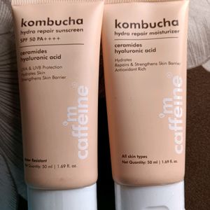 FullynewCombo Of Kombucha Moisturizer And Sunscre