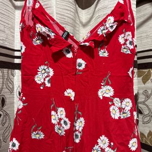 H&M Divided Floral Jumpsuit