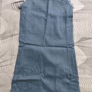 Street9 Pinafore Shift/Denim Dress