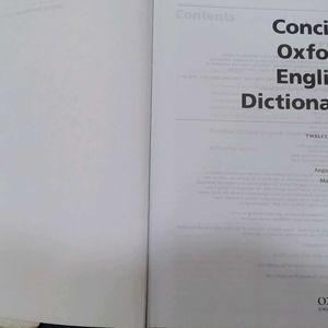 Oxford English Dictionary Book