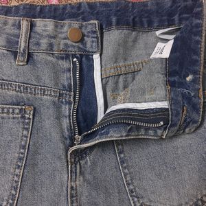 Denim Mini Skirt From Savana