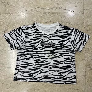 Animal Print Is The New Black Boxy Tee