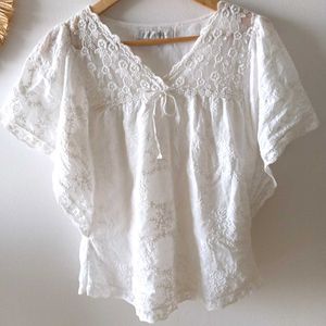 Forever New Boho Lace Top