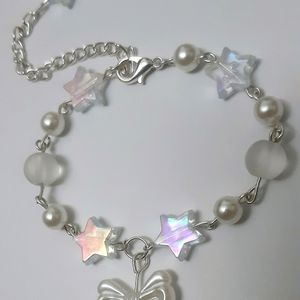 Pearl Bow Bracelet