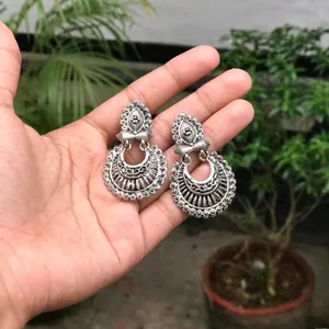 Traditional Silver Earrings