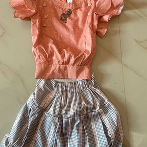 Baby Top And Skirt