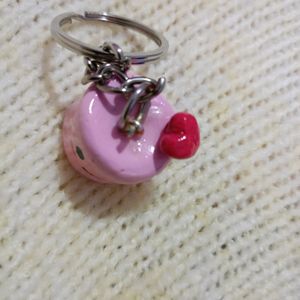 Cute Marshmallow Keychain