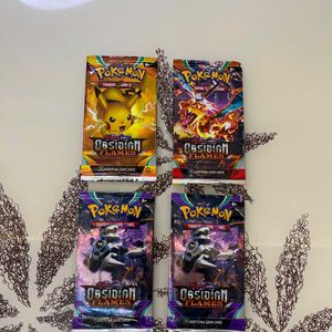 Pack Of 4 Obsidian Flames Pokemon Booster Packs!